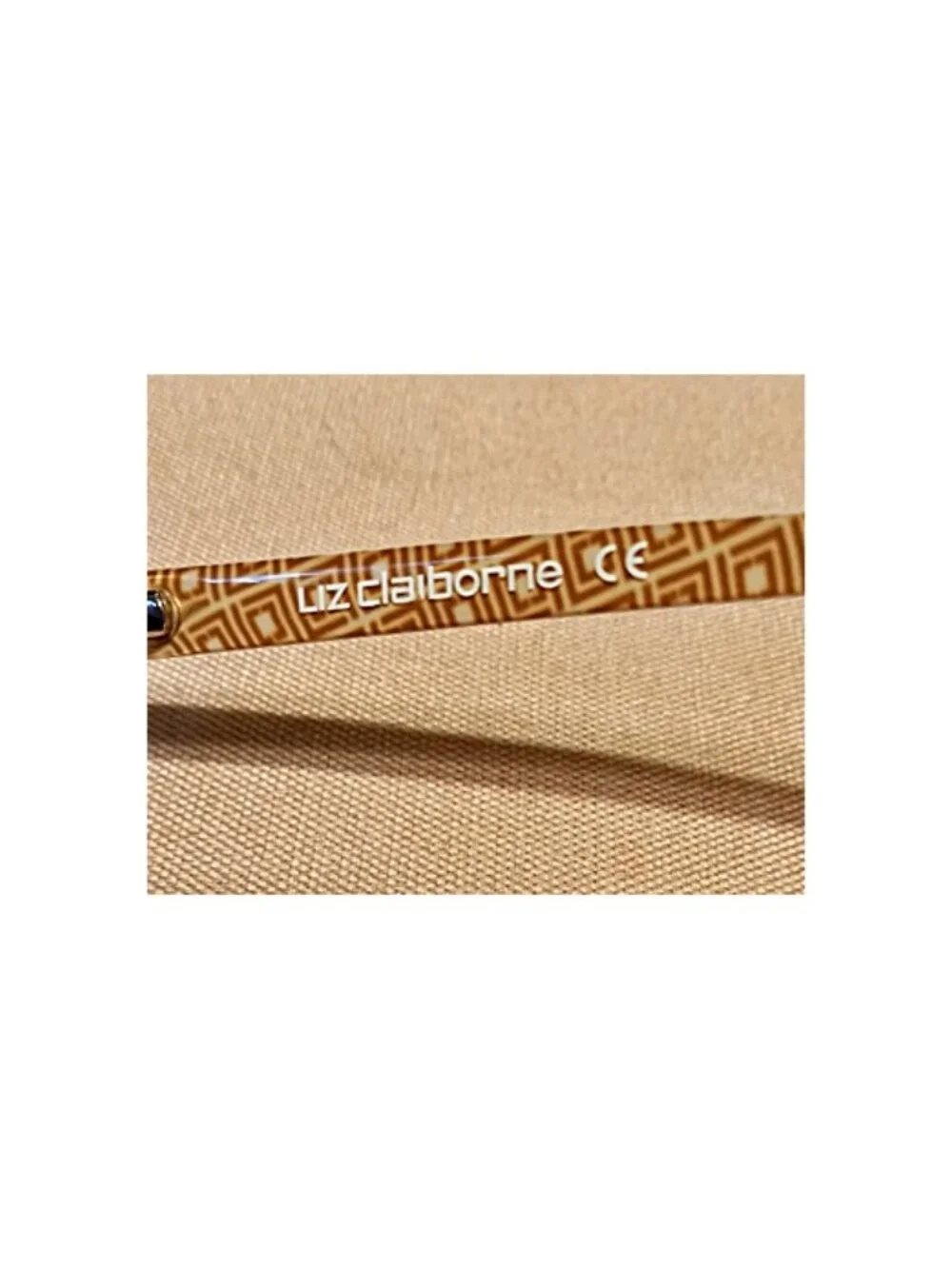 Liz Claiborne L424 Eyeglass FRAMES Rose Tortoise EUC